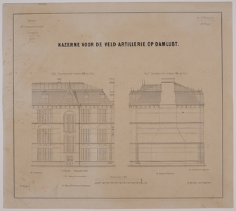 217209 Opstanden van de kazerne Damlust (Leidseweg) te Utrecht. (4e blad)N.B. De naam van de kazerne is in 1939 ...